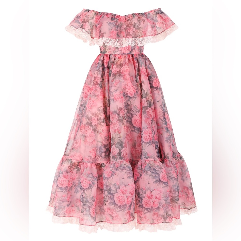 Selkie Queen Bee Romance Novella Midi Dress XS NWT